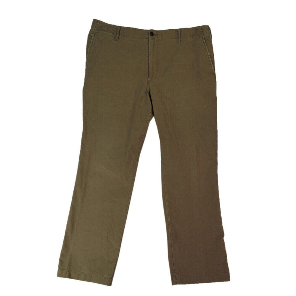 Dockers D2 pants men's 40x 30 khaki tan beige Chino khaki Flat front straight